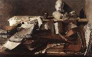 unknow artist, Still-Life with Books